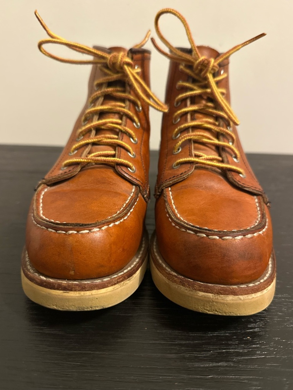 Red Wing Heritage Women's 6-Inch Classic Moc Toe Pro Legacy Brown Size 5.5B Bin8 - Picture 3 of 10